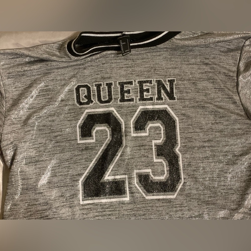 Forever 21 cropped jersey